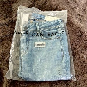 American eagle blue jeans size 6 long brand new tags included still in packaging